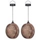 thumbnail image 1 of Lámpara de exterior Neoglint 2PCS DC2V 0.04W Solar Powered Energy LEDs Light Lantern Lámpara colgante Lámpara de exterior Diseño de forma de pavo real Control de inductor de luz sensible IPX4 Resisten Neoglint Lámpara de exterior, 1 of 7