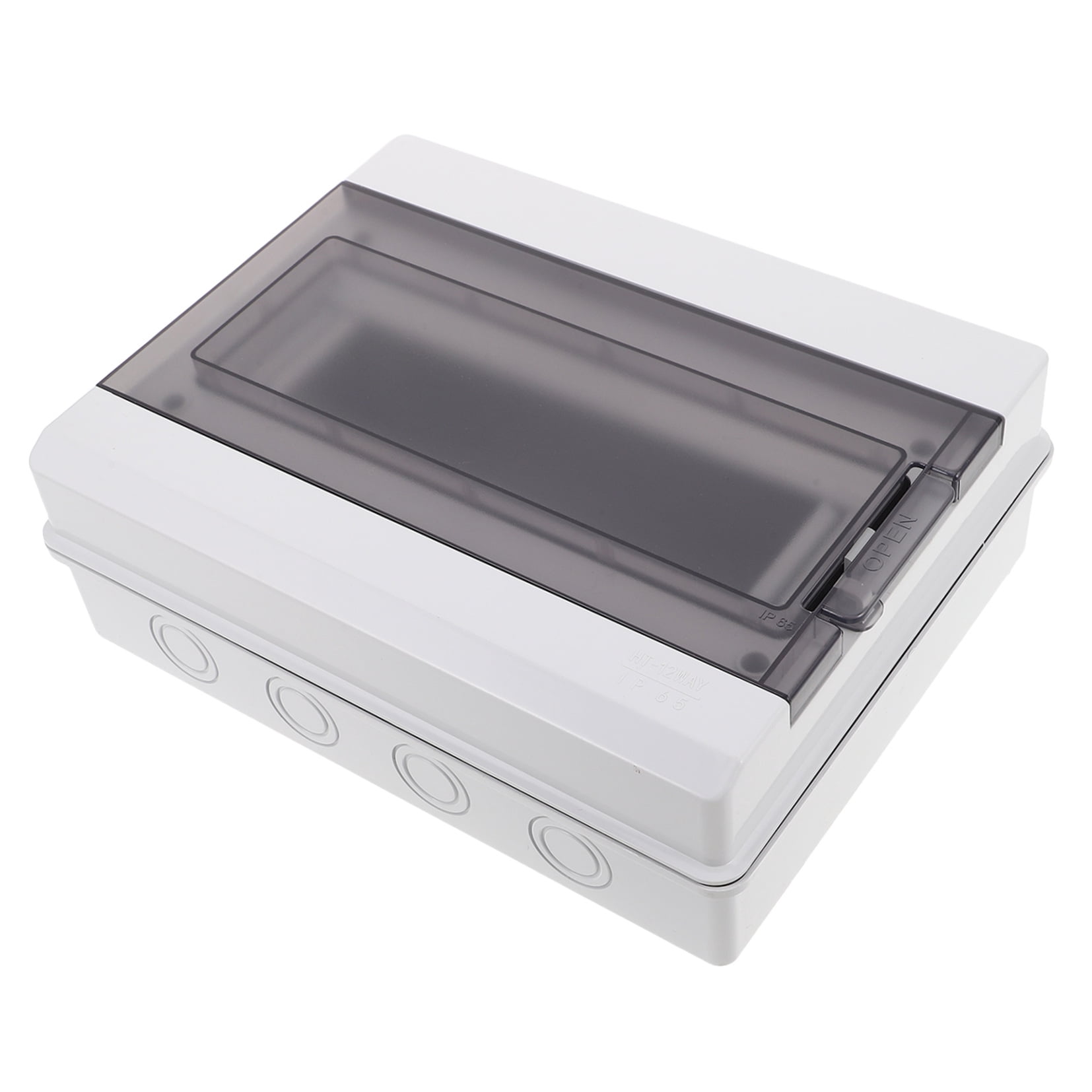 WEUVEB Outdoor Electrical Distribution Box, Plastic, Compact Design Ideal for High Humidity and Weather-Resistant Use