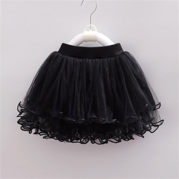 Toddler Baby Girls Fluffy Tulle Skirt with Elastic Waist for Party Dance Performances Wear 3-4 Years