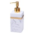 thumbnail image 4 of Maoww Distributeur de Savon en Résine Réutilisable pour Shampoing Douche de Cuisine de Table Blanc-500ml, 4 of 8