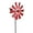 Red, variant on SIEYIO Wrought Iron Rotating Windmill Metal Wind Spinner Landscape Ornament for Outdoor Courtyard Yard Lawn Pinwheel Decor