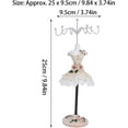 thumbnail image 4 of ZOUSSIQI Jewelry Display Stand, Model Dress Jewelry Display Stand Earrings Necklace Storage Doll Holder with Rotatable Bracket Bracelet Holder Organizer Rack Tower Decoration Dress CA919-25657, 4 of 9