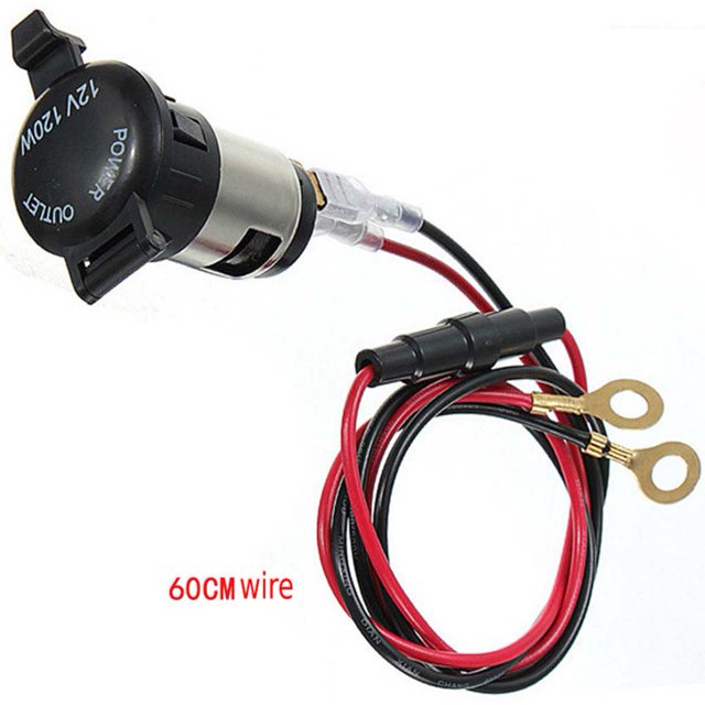 120w impermeable 12-24V enchufe de encendedor de cigarrillos piezas de toma de corriente para coche camión