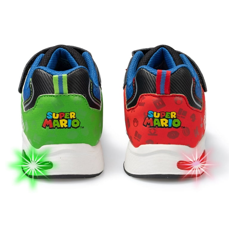 【**Mario**】　バドミントンシューズ Nintendo Boys Mario and Luigi Athletic Sneakers - Walmart.com