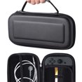 thumbnail image 4 of Funda protectora EVA para Nintendo Switch, bolsa de almacenamiento portátil para consolas, diseño resistente y de alta calidad, color negro, ideal para transporte seguro y cómodo., 4 of 6