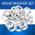 thumbnail image 4 of Washers, Stainless Steel Spring Washers Lock Tools for Screw Bolt, M3-M20, for Electrical Connections, 4 of 7