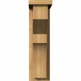 thumbnail image 2 of 5 1/2"W x 12"D x 20"H Monterey Smooth Corbel w/Backplate, Western Red Cedar, 2 of 9