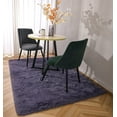 thumbnail image 4 of YJ.GWL Area Rug for Bedroom Living Room,Shaggy Fluffy Rug Plush Modern Floor Carpet for Indoor Nursery Decorations,4'x5.3',Gray Purple, 4 of 7