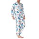 thumbnail image 2 of Fotbe Cute Shark Pijama de Hombre con Estampado de Manga Larga, Conjunto de 2 Piezas, Ropa de Dormir Suave y Cómoda con Bolsillos-X-Large, 2 of 7