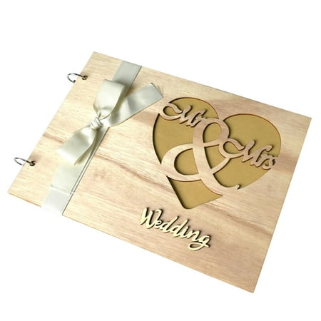 

Rdeuod Notebook 1Pc Wooden Love Record Message Book To Leave A Deep And Beautiful Memory School Supplies