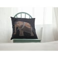 thumbnail image 5 of Amrita Sen Sided Suede Zippered Pillow With Orange on Green CAIPL47FSDS18X18, 5 of 5