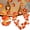 Orange(Maple leaf), variant on 1pcs Pumpkin Garland String Lights Halloween Thanksgiving Fall Decoration Seasonal Light Indoor Outdoor Decor Gift, Length 10 ft 20 LED