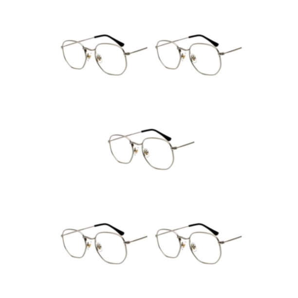 Gafas de sol cuadradas pequeñas Minnieouse para hombres y mujeres polarizadas plata anti-azul