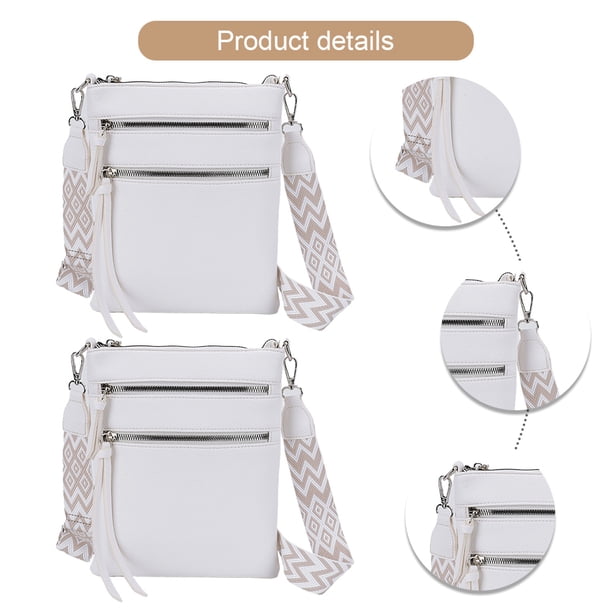 Bolso Bandolera Pequeño Hombro Cuero PU Correa Ajustable para Mujer