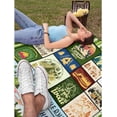 thumbnail image 7 of Yibo I Just Freaking Love Camping Ok? Fleece Flannel Gift Blanket Lightweight Soft Throw Blanket Cute Cozy Blanket for Bed Couch Travel Outdoor for Adult, 7 of 7