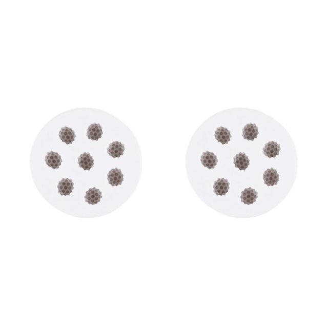 Kearding Molde de silicona para Fondant, simulación de frambuesa, pastel de frutas, utensilios para hornear, molde para hornear galletas, molde Gris/Tipo A 2piezas