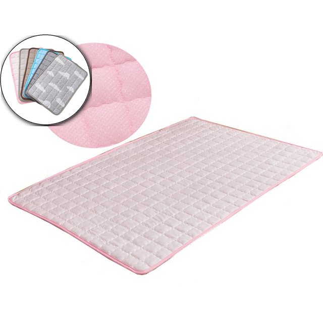 Dvruxg Tapis Rafraîchissant pour Chien, Tapis en Soie Glacée pour Animal, Tapis Auto-Refroidissants pour Animaux, Coussin Rafraîchissant Pliable pour Animal pour Usage Intérieur, Coussin Rafraîchissant Réutilisable pour Chat pour Petits Animaux