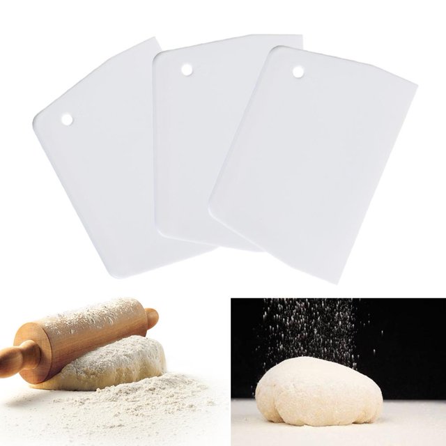 Wdftyju Plástico para hornear crema pastel harina raspador cortador cuchillo cocina herramienta para hornear Wdftyju 4mv9wn3mn6mf9fx3