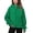 Green, variant on Arshiner Girls Zip Up Hoodies Black Teen Hooded Sweatshirts Fleece Track Jackets Kids Fall Winter Clothes