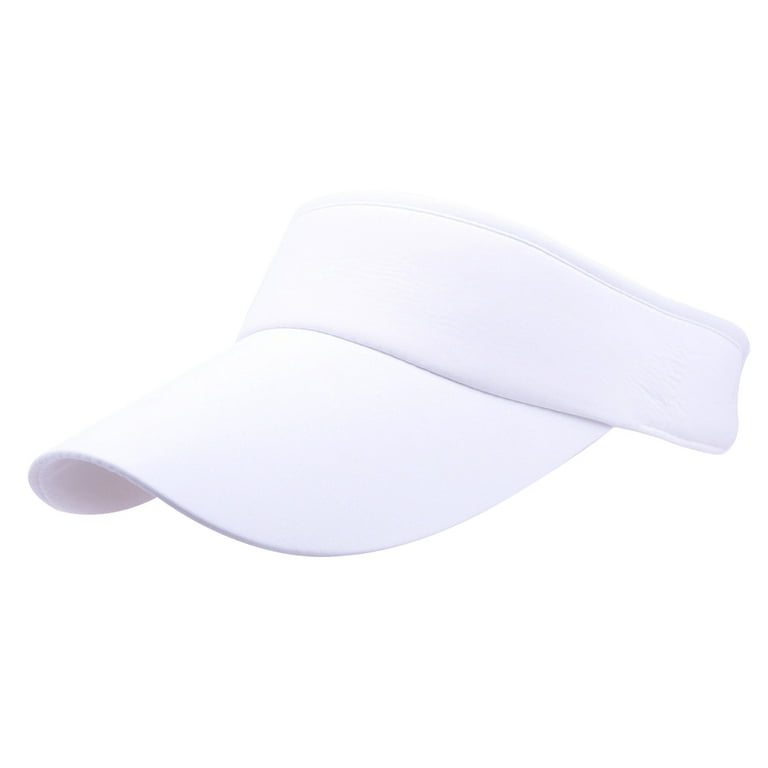 Kaesi Summer Unisex Polyester Outdoor Sports Anti-UV Cap Hat Breathable  Sunhat White