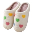 thumbnail image 2 of Zapatos Casa Sin Cordones Felpa Con Forma Corazón Cómodas para Interior Y Exterior, 2 of 9
