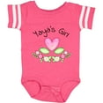 thumbnail image 3 of Inktastic Yaya's Girl Heart Flowers Girls Baby Bodysuit, 3 of 5