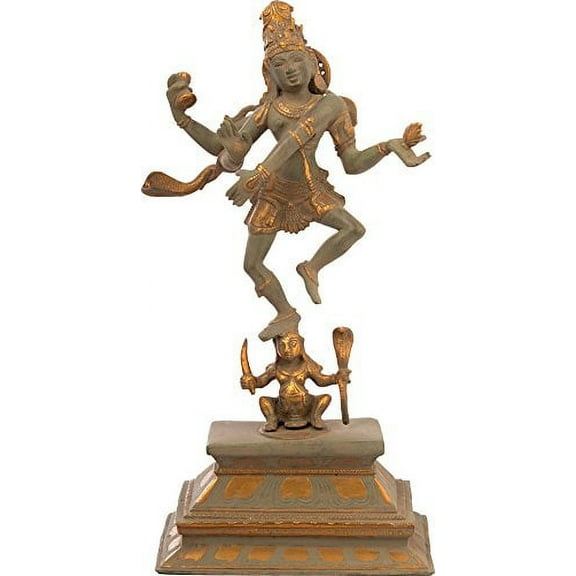 Exoticindia The Graceful Nataraja, Antique Gold