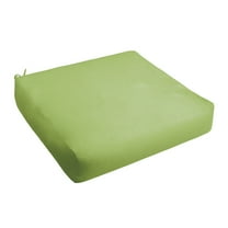 Sorra Home Apple Green Indoor/Outdoor Deep Seating Cushion, Round Front