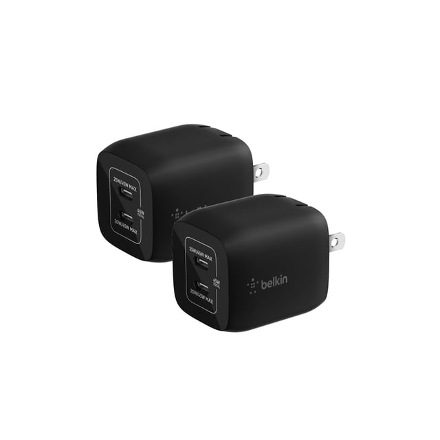 Cargador de pared Belkin de 45 W dual USB-C con suministro de energía 3.0