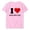 Pink, variant on Womens Work Shirts Tops Valentine's Day Graphic Print Casual Fashion Crewneck Tees Blouses Pink XL