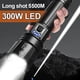 thumbnail image 2 of La linterna LED más potente, linterna recargable por USB, linterna de alta potencia, linterna táctica, lámpara de mano de tiro largo para acampar, 2 of 4