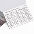 thumbnail image 2 of 1pc Stainless Steel Scale Conversion Chart Baking Tools Measuring Spoons Measuring Cups Comparison Ruler Kitchen Gadgets, 2 of 5