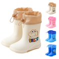 thumbnail image 3 of XIMIN Boys Girls Dinosaur Rainboots Easy-On Lightweight Rain Shoes Waterproof EVA Rubber Boots Adjustable Outdoor Playing Non-Slip Rain Boots, 3 of 7