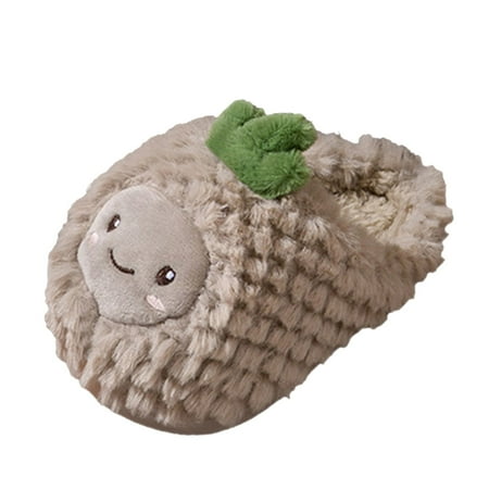 

Fashion Autumn And Winter Boys And Girls Slippers Flat Bottom Soft Light Comfortable Warm Cute Cartoon Fruit Pineapple Girls Shoes Slippers House Shoes for Toddlers Girls Slippers Size 5 Big Girls