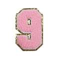thumbnail image 1 of Felwors Computer Embroidery Towel Embroidery Pink 0-9 Number Embroidery Stickers Clothing Accessories Clothing And Hat Accessories Patch Cloth Stickers, 1 of 2