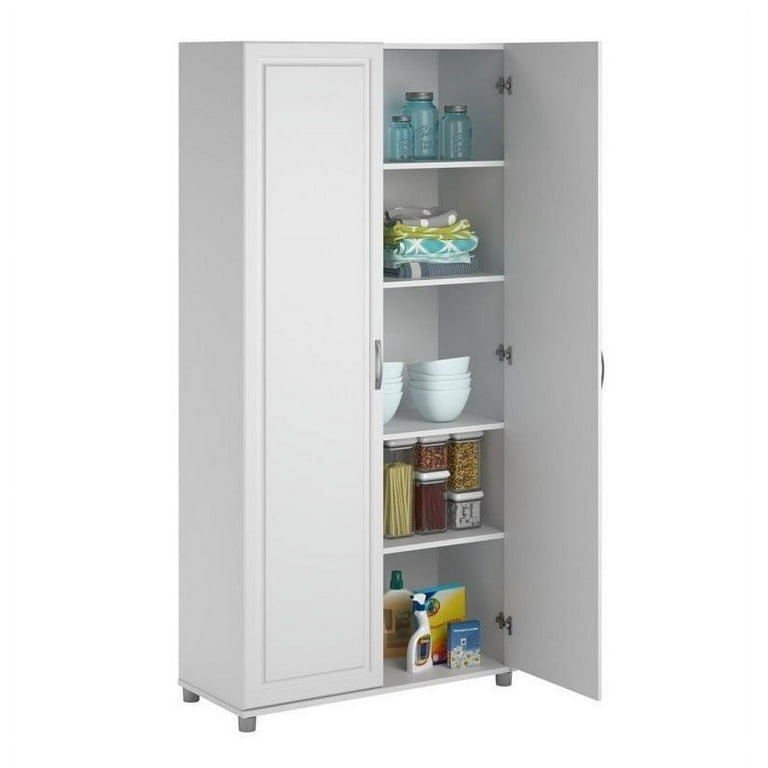 Ameriwood Home SystemBuild Laundry Kitchen Bathroom Garage Storage Cabinet Bundle Set of 2 Wall Cabinet Standing Cabinet Walmart