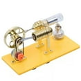 thumbnail image 4 of Stirling Engine Model Kit That Works, DIY Assembly Gamma Stirling Engine with LED Generator for Educational Science Demonstrations, 4 of 5