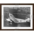 thumbnail image 4 of Art.com American Airlines Ford Tri-Motor Airplane, 1966 Photo, Brown Frame Wall Art, 40" x 32", 4 of 5