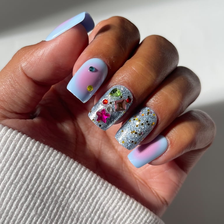 Salon Perfect Artificial Fake Press On Nails, 481 Charmed Aura