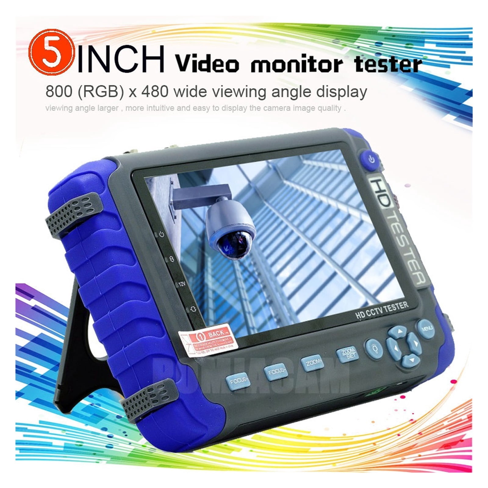 8MP AHD TVI 8MP CVI CVBS IV8C 5" LCD CCTV Tester Monitor Multifunctional Professional Testing Camera Test Tool ,Full Features Tester