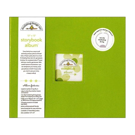 Stockbook Album - Doodlebug Album Storybook 12x12 Limeade