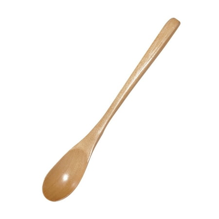 

mnjin kitchen tableware wooden soup-teaspoon utensil bamboo fork cooking spoon tools kitchenï¼dining & bar brown
