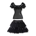 thumbnail image 3 of Jupe de Tailleur Transparente en Maille en Cuir Verni PVC Punk pour Femmes, Lingerie Aguichant en Dentelle, 3 of 8