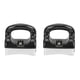 thumbnail image 1 of 2x Home Black Silver Bakelite Handle Suitable For Fry Pan Saucepan Cookware-b8, 1 of 4