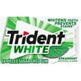 thumbnail image 3 of Trident White Spearmint Sugar Free Gum, 16-Piece, 9 Count, 3 of 4