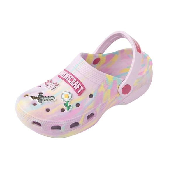 Minecraft Girls Characters Logo Clogs