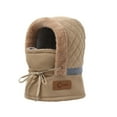 thumbnail image 1 of Gorros de lana de invierno cálidos con protección auditiva Lei Feng para hombre y mujer, para ciclismo y esquí al aire libre, resistentes al frío, con mascarilla y bufanda integradas., 1 of 1