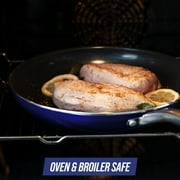 Blue Diamond Toxin Free Ceramic Nonstick Safe Open Frypan/Skillet, 10