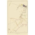 thumbnail image 3 of Becker 10x14 Black Modern Framed Museum Art Print Titled - Comstock Mine Number Seven Nevada - Becker 1882, 3 of 5