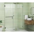 thumbnail image 3 of Glass Warehouse  78" x 57.5" Frameless Towel Bar Shower Door - Wall Hinge Oil Rubbed Bronze Oil Rubbed Bronze Finish, 3 of 5